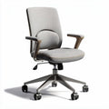 Bureau stoel met verstelbare hoogte en grijze stof afwerking 45 x 60 x 90cm