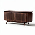 TV kast van donker hout met geluidsopening 120 x 40 x 60cm